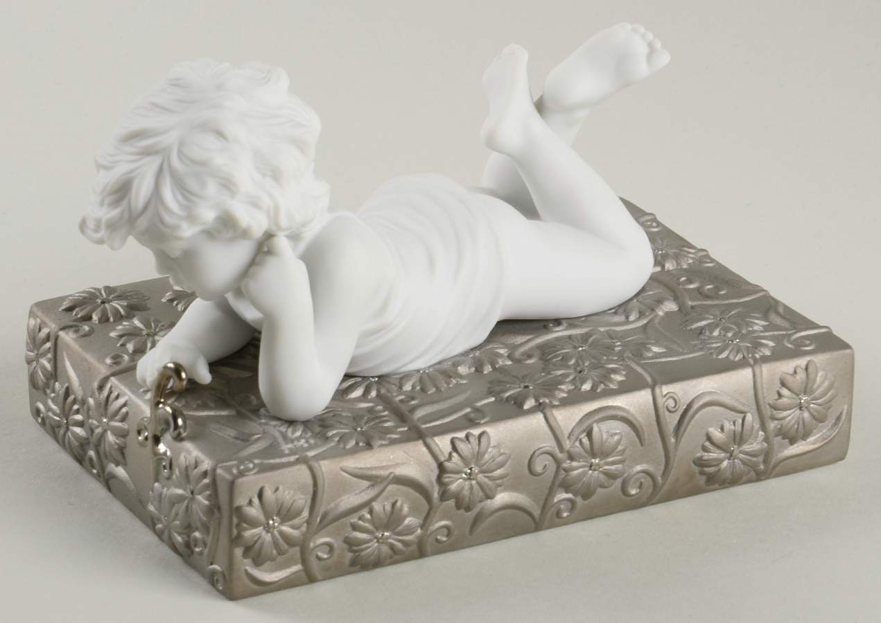 Childhood By Ernest Massuet Wondering - No Box by Lladro-1