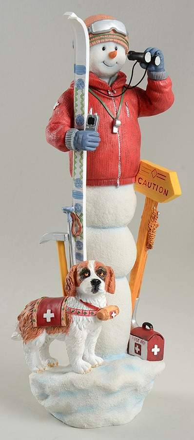 Annual Pencil Snowman Snowy Rescue Snowman - Boxed by Lenox-1