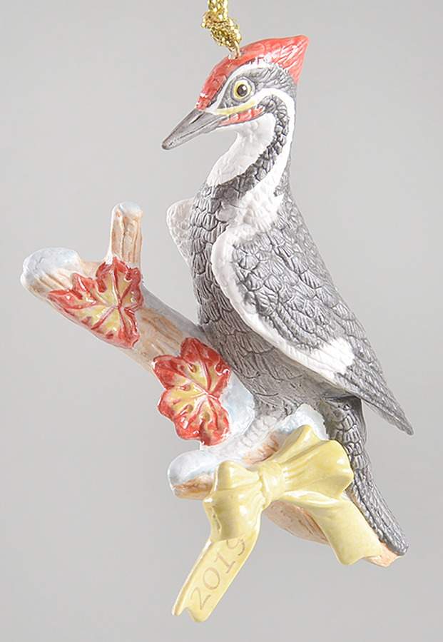 Christmas Birds Ornament Pileated Woodpecker - Boxed by Lenox-1