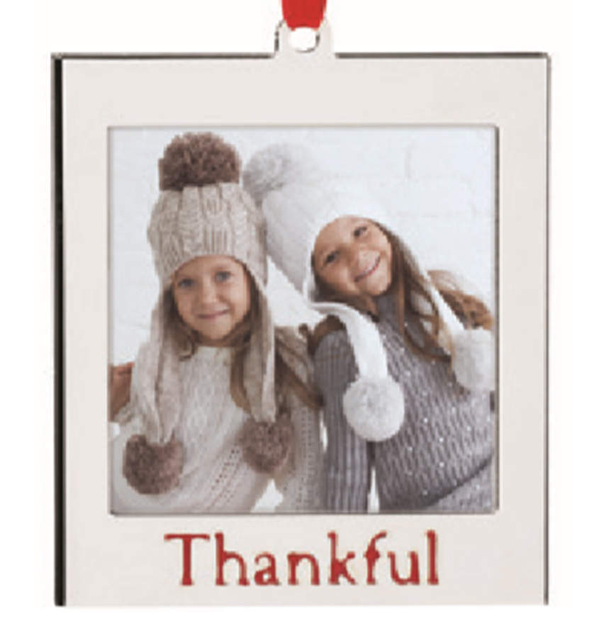 Frame Charm Ornaments Thankful Frame - Boxed by Lenox-1