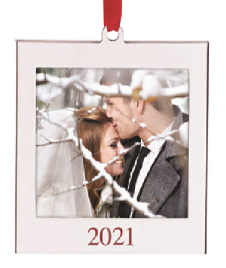 Frame Charm Ornaments 2021 Frame - Boxed by Lenox-1