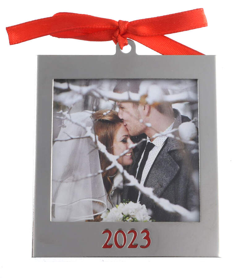 Frame Charm Ornaments 2023 Frame - Boxed by Lenox-1