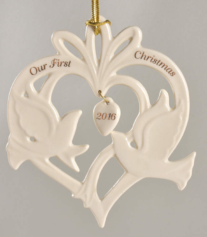 Our First Christmas Together 2016-Doves - Boxed by Lenox-1