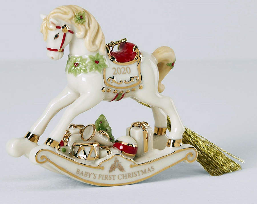 Baby's First Christmas-Toys 2020 - Rocking Horse - Boxed by Lenox-1