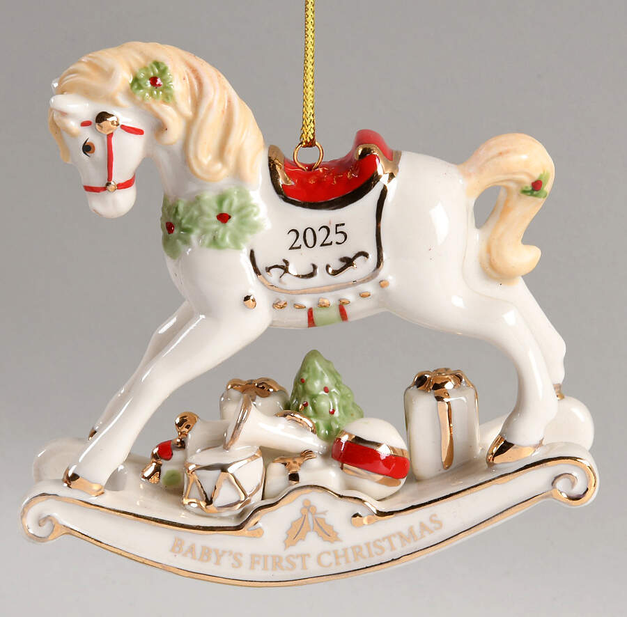 Baby's First Christmas-Toys 2025 - Rocking Horse - No Box by Lenox-1