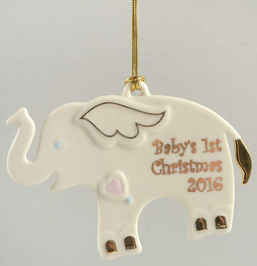 Baby's First Christmas-Toys 2016- Elephant - No Box by Lenox-1