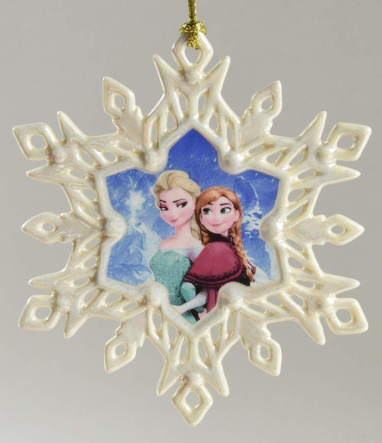 Frozen Anna & Elsa Snowflake - Boxed by Lenox-1