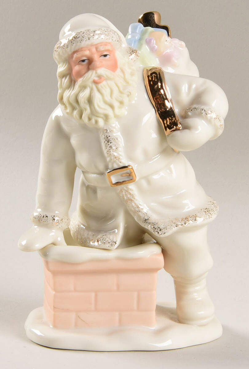 Treasured Santa Collection Santa's Midnight Visit - No Box by Lenox-1
