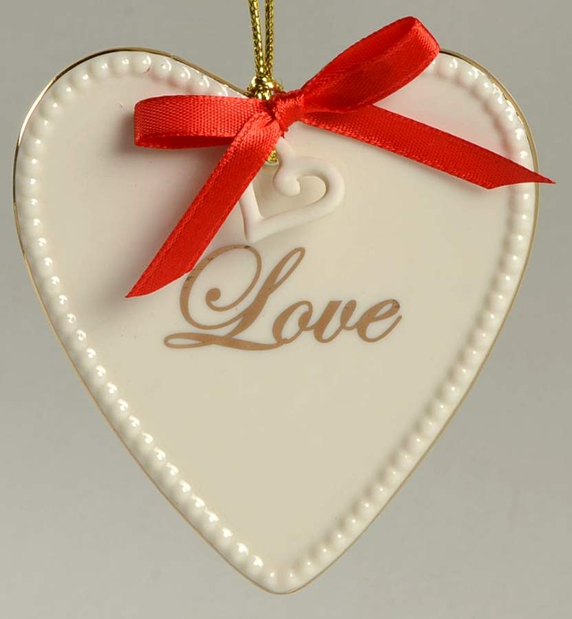Expressions From the Heart Love Ornament - Boxed by Lenox-1