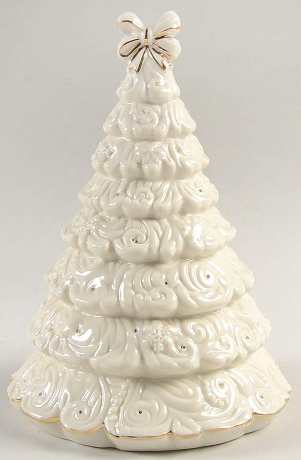Brightly Shining Tree Lit Figurine - Boxed by Lenox-1