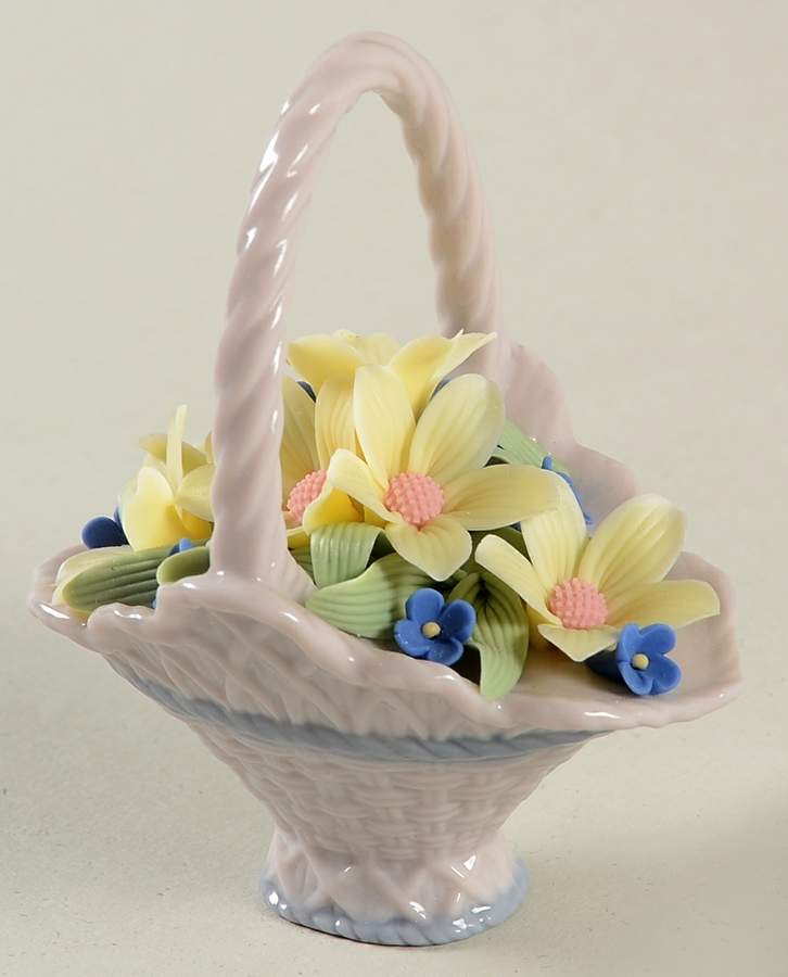 Floral Sculptures A Basket For You - Boxed by Lladro-1