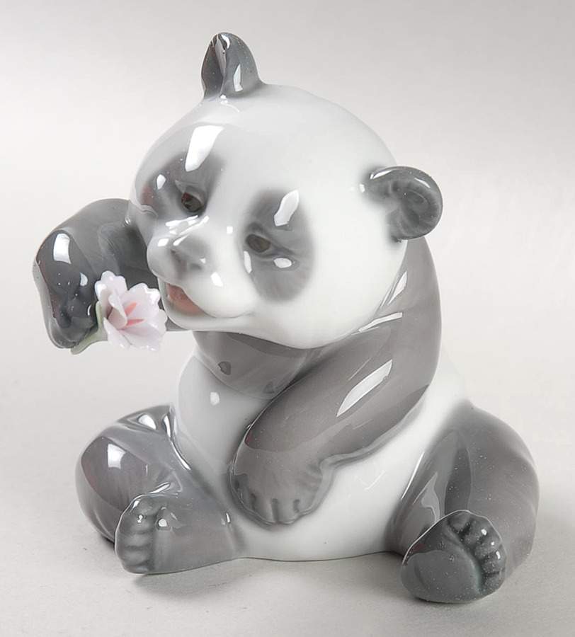 Playful Pandas A Cheerful Panda - Boxed by Lladro-1