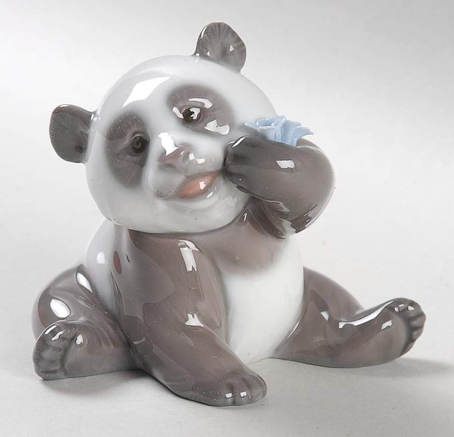 Playful Pandas A Happy Panda - Boxed by Lladro-1