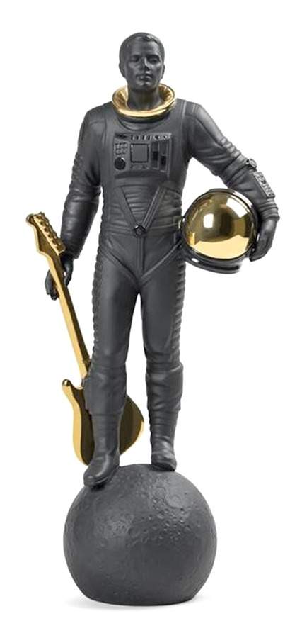 Americana Walking On The Moon (Black & Gold) - Boxed by Lladro-1