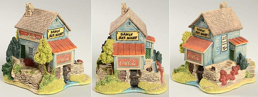 Coca-Cola Country Saturday Night Jive-Grist Mill - Boxed by Lilliput Lane-1