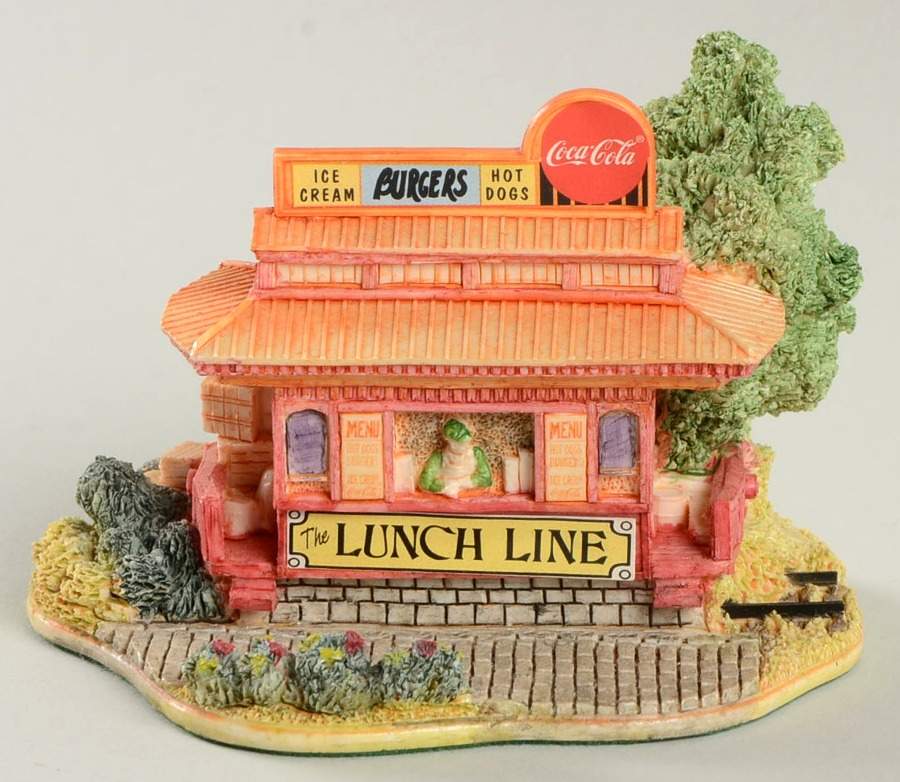 Coca-Cola Country The Lunch Line-Trolley - No Box by Lilliput Lane-1