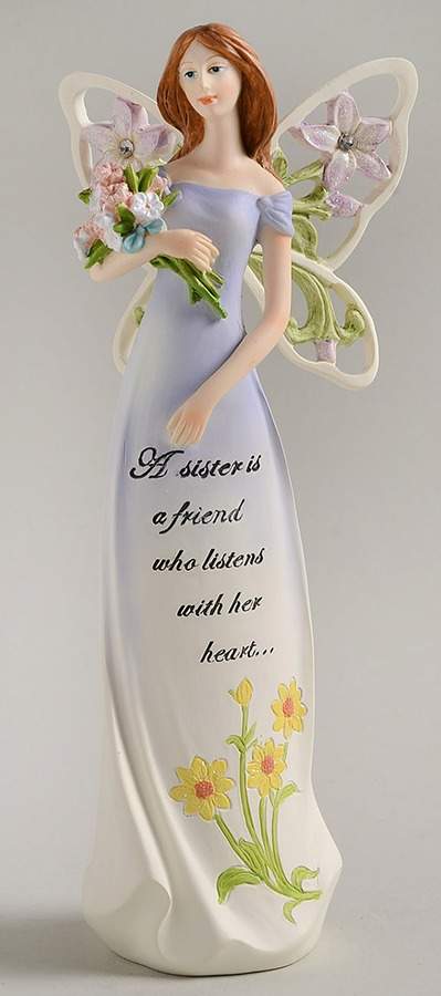 Angel Home Collection A Sister Is A Friend Who Listens With He - No Box by Lenox-1