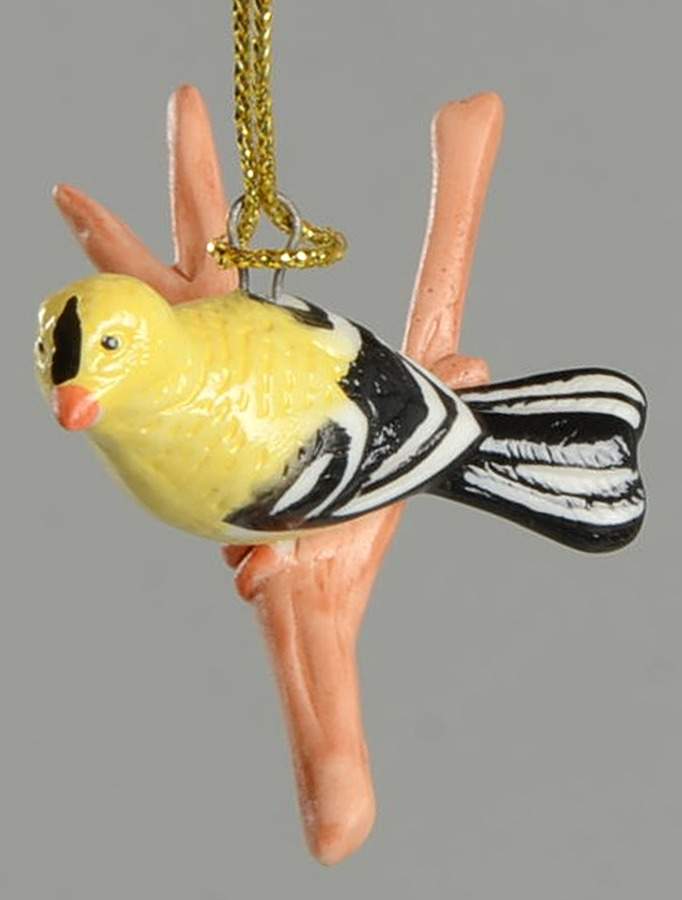Garden Bird Ornament Set Goldfinch - No Box by Lenox-1