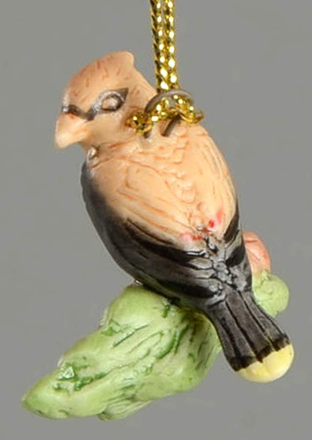 Garden Bird Ornament Set Cedar Waxwing - No Box by Lenox-1