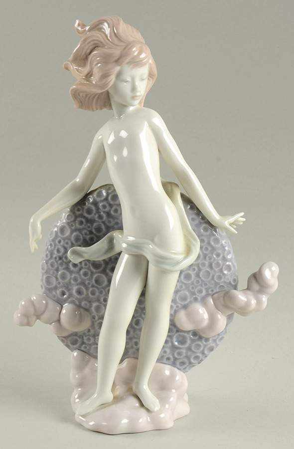 Moon Girls Blue Moon - With Box by Lladro-1