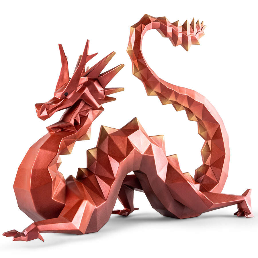 Origami Collection Dragon - Boxed by Lladro-1