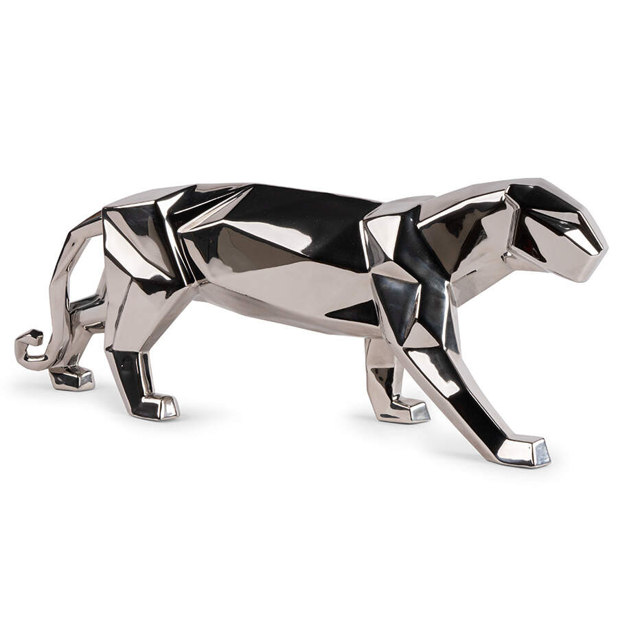 Origami Collection Panther (Silver) - Boxed by Lladro-1