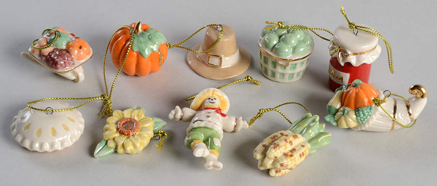 Autumn Favorites 10 Pc Ornament Set - With Box by Lenox-1