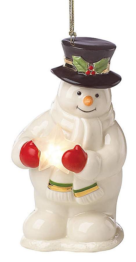 Starry Lit Musical Snowman - No Box by Lenox-1