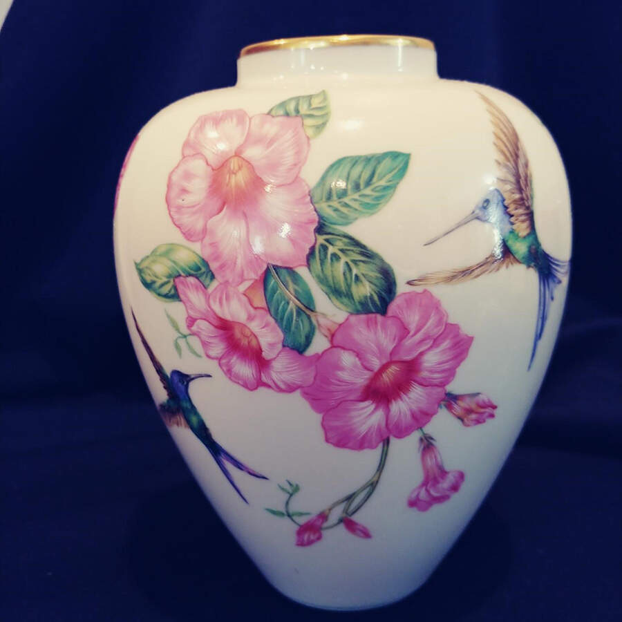 Lenox Collectors' Society Floral/Bird Vase - Vase by Lenox-1