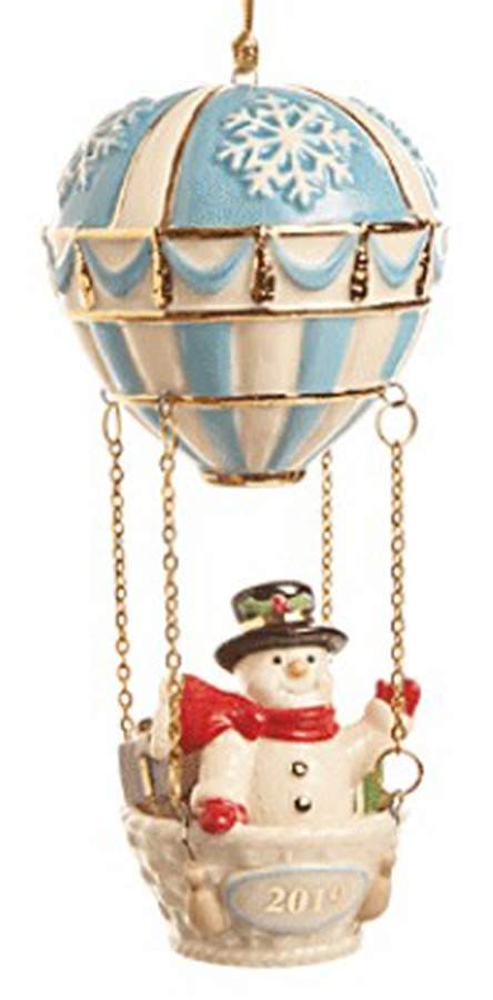 Annual Hot Air Balloon Snowman's Hot Air Balloon - Boxed by Lenox-1