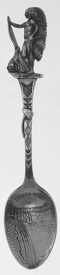 Niagara Falls Souvenir Spoon Niagara Falls - No Box by Lunt Silver-1