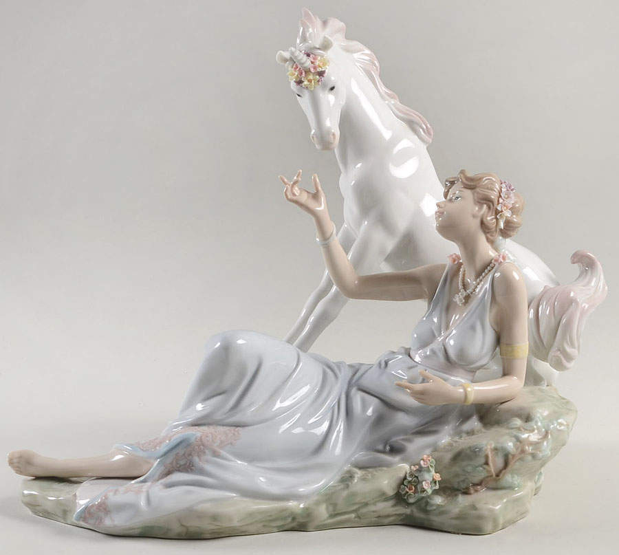 Fantasy & Legends Goddess & Unicorn - Boxed by Lladro-1