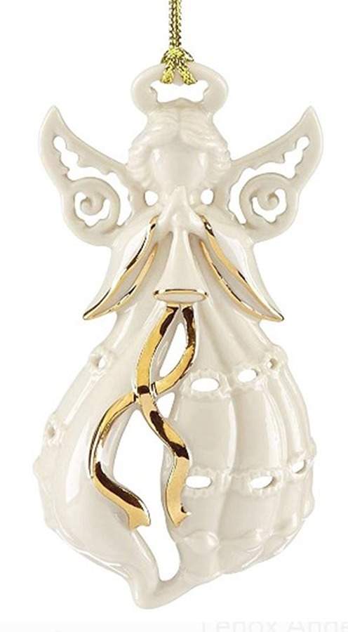 Angel of the Sea Ornaments 2019-Angel Of The Sea - Boxed by Lenox-1