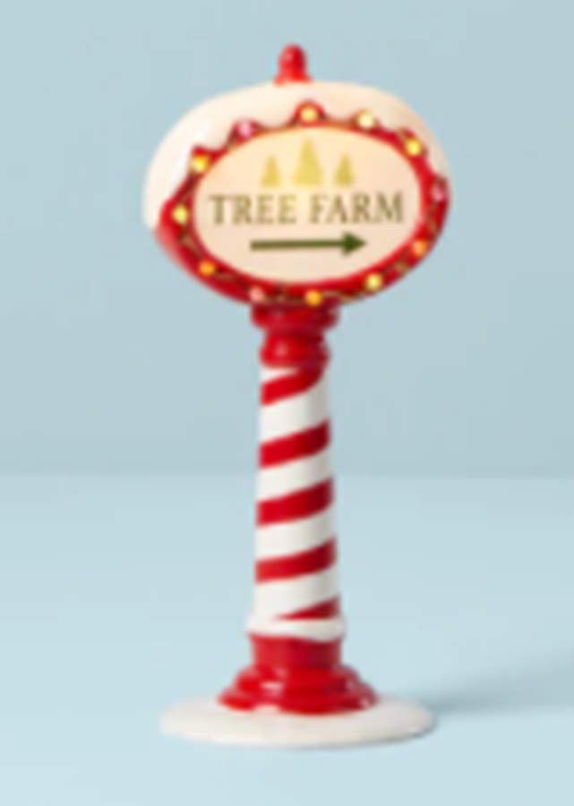 Treasured Traditions Tree Farm Sign - Boxed by Lenox-1