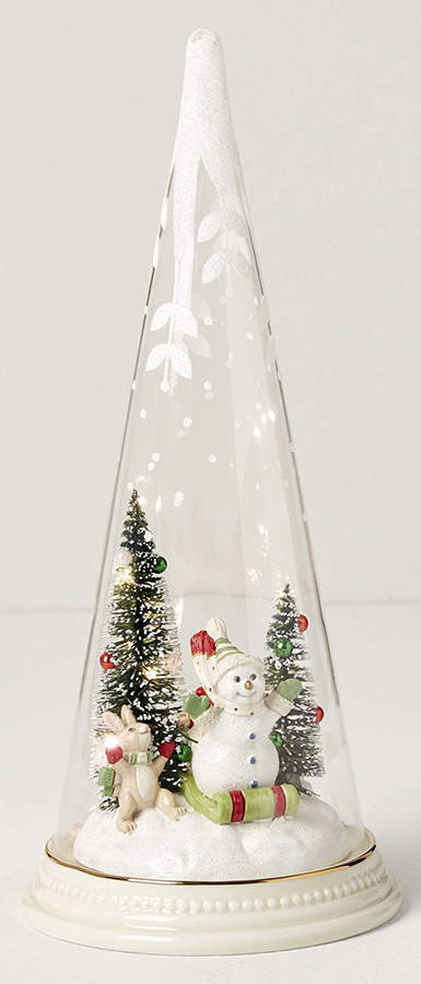 Merry & Magical Sledding Snowman - Boxed by Lenox-1