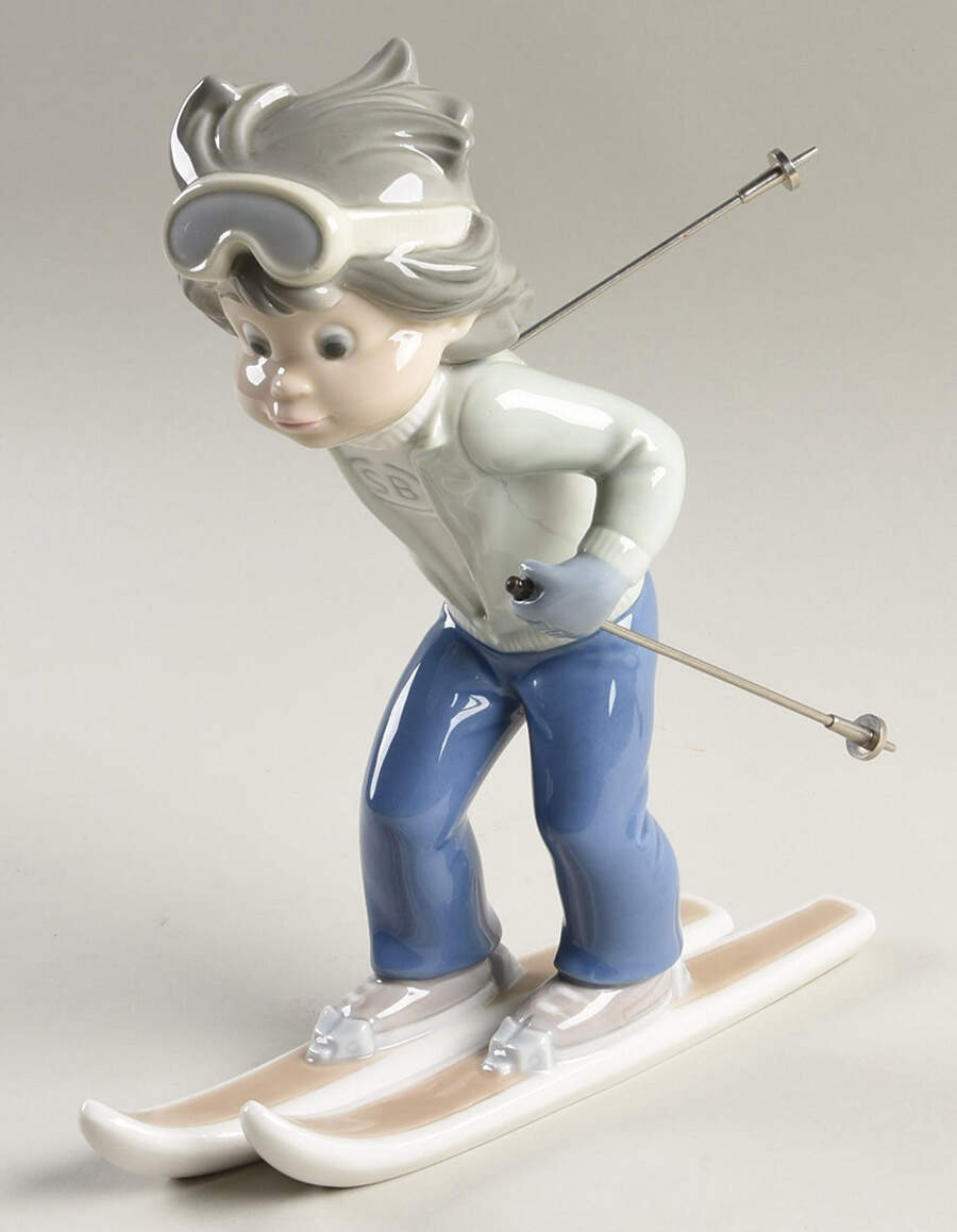Sports Sports Billy Skier - Boxed by Lladro-1