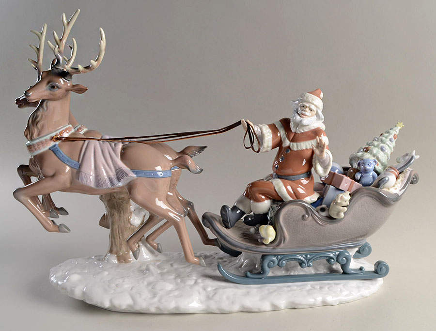 Santas Up And Away - No Box by Lladro-1