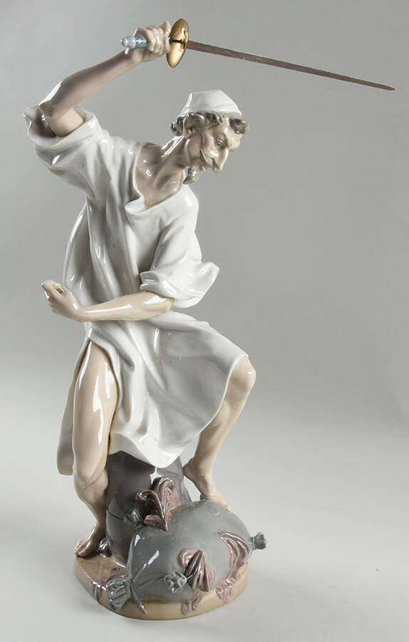 Don Quixote Wrath Of Don Quixote - Boxed by Lladro-1