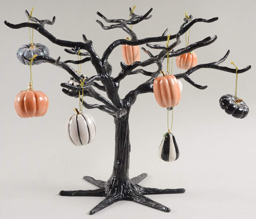 Mini Pumpkin Ornament Tree Ornaments & Tree Set - Set Of 11 by Lenox-1