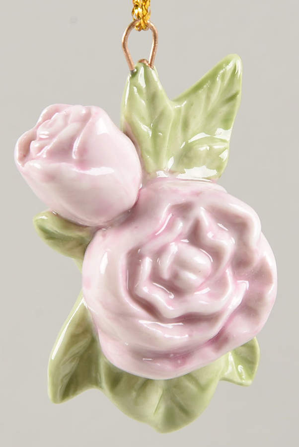 Celebrate Flowers Ornament Tree Roses - No Box by Lenox-1