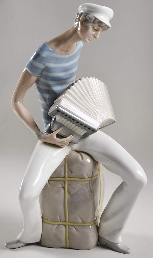 Musical Accordion Player - Boxed by Lladro-1