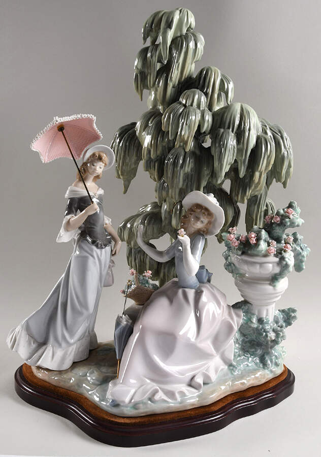 Romance (Singles) Ladies Under The Willow - No Box by Lladro-1