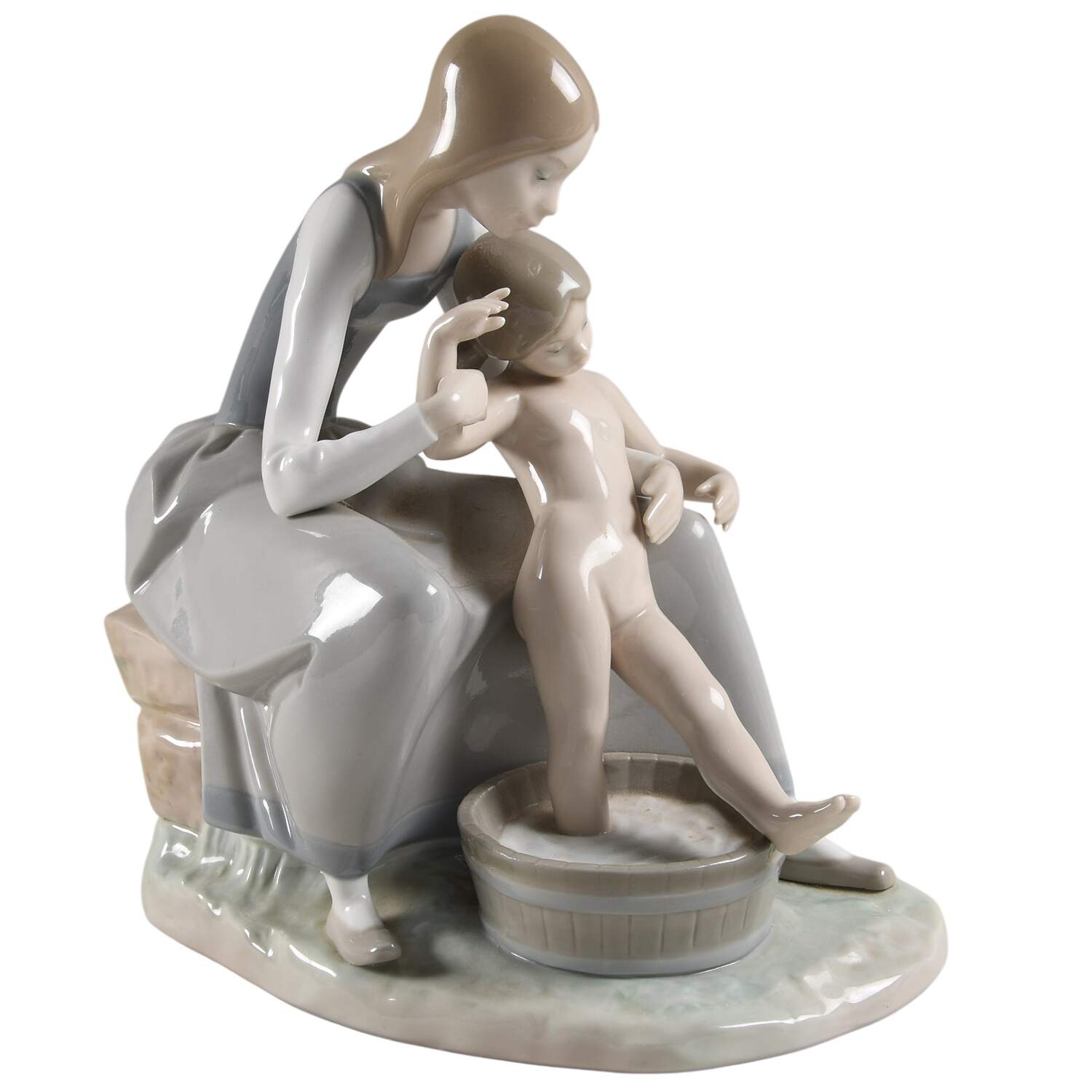 Women and Children Bathing The Girl - No Box by Lladro-1
