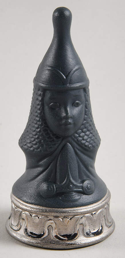 Re-Deco Chess Set Pawn-Black - Pawn-Black Chess Piece by Lladro-1