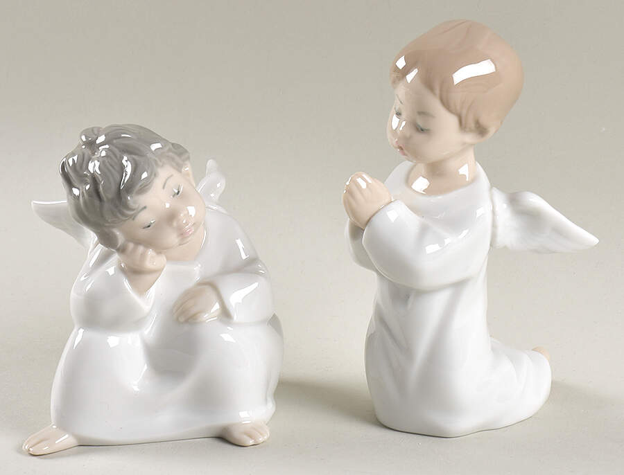 Little Angels in White Heavenly Friends Gift Box - Boxed by Lladro-1