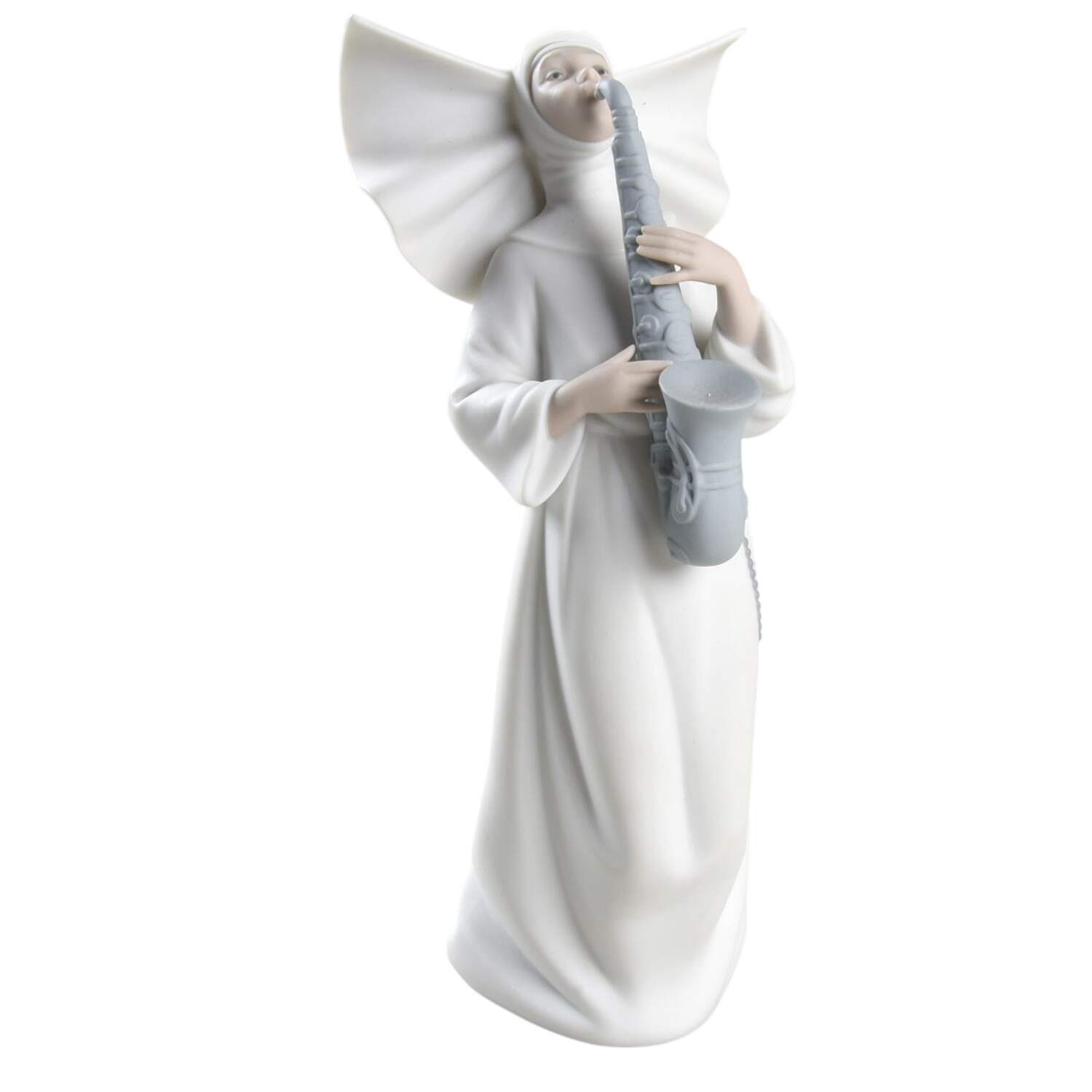 Nuns Sister With Sax - Boxed by Lladro-1