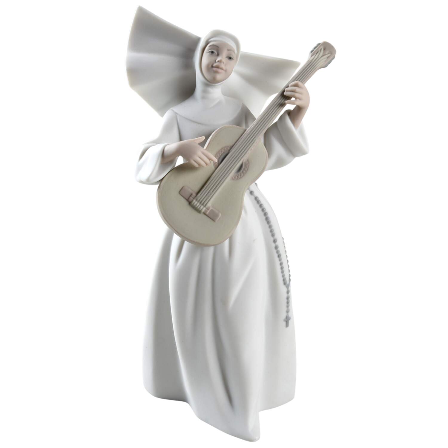 Nuns Sister With Guitar - Boxed by Lladro-1
