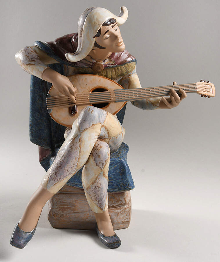 Commedia Dell'Arte Happy Harlequin - Boxed by Lladro-1