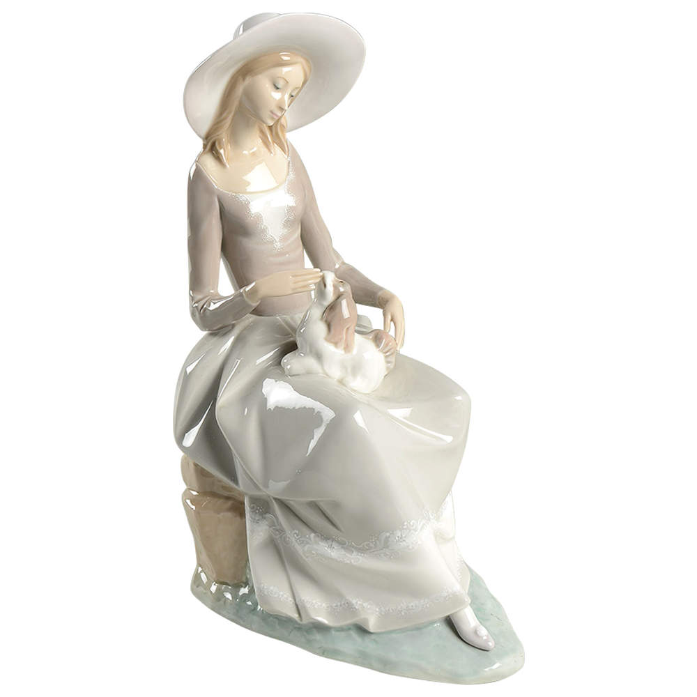 Children with Animals Girl With Dog - No Box by Lladro-1