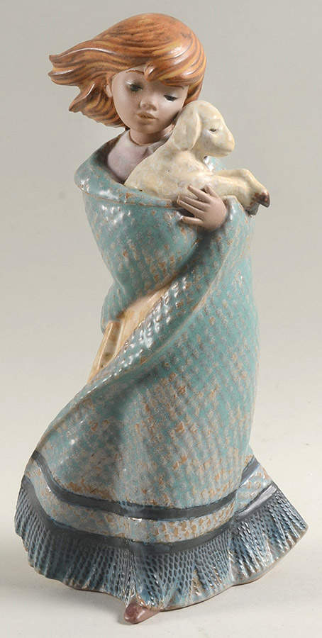 Children with Animals My Lost Lamb - No Box by Lladro-1